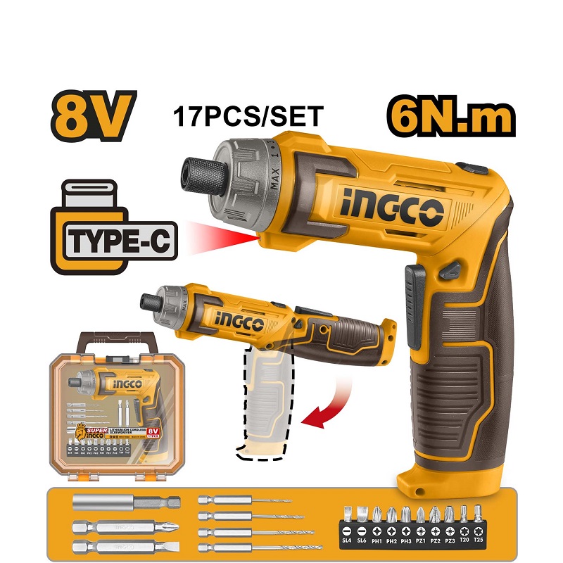 Picture of INGCO 8V Cordless Screwdriver