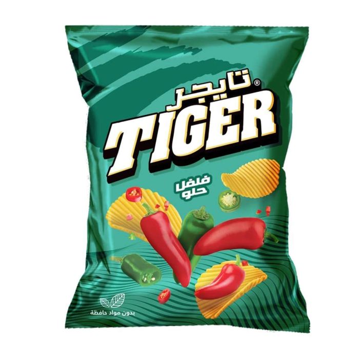 Picture of Tiger chips red peper 42g (12)