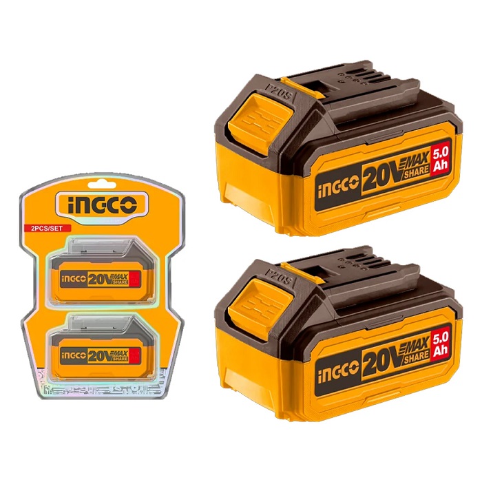 Picture of INGCO Set of 2 Batteries 5Ah