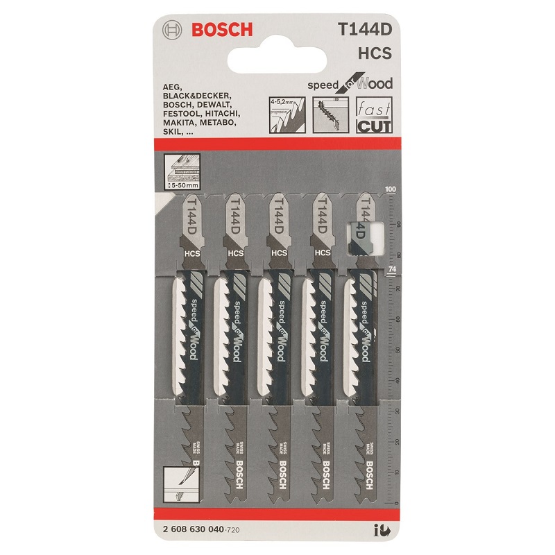 Picture of Bosch 5pcs wood cutter set