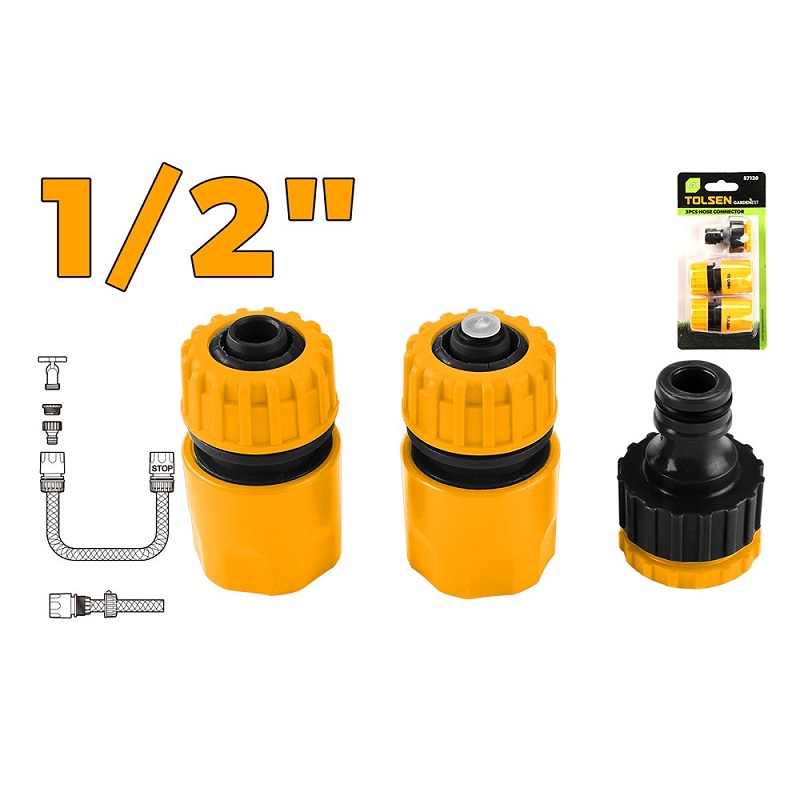 Picture of Tolsen 3pcs hose connector