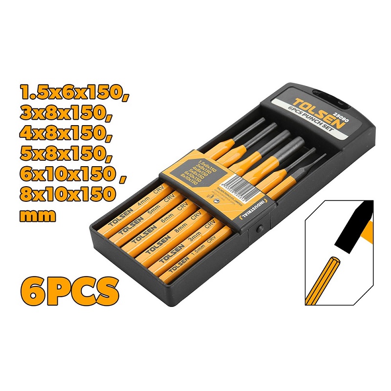 Picture of Tolsen 6pcs punch set