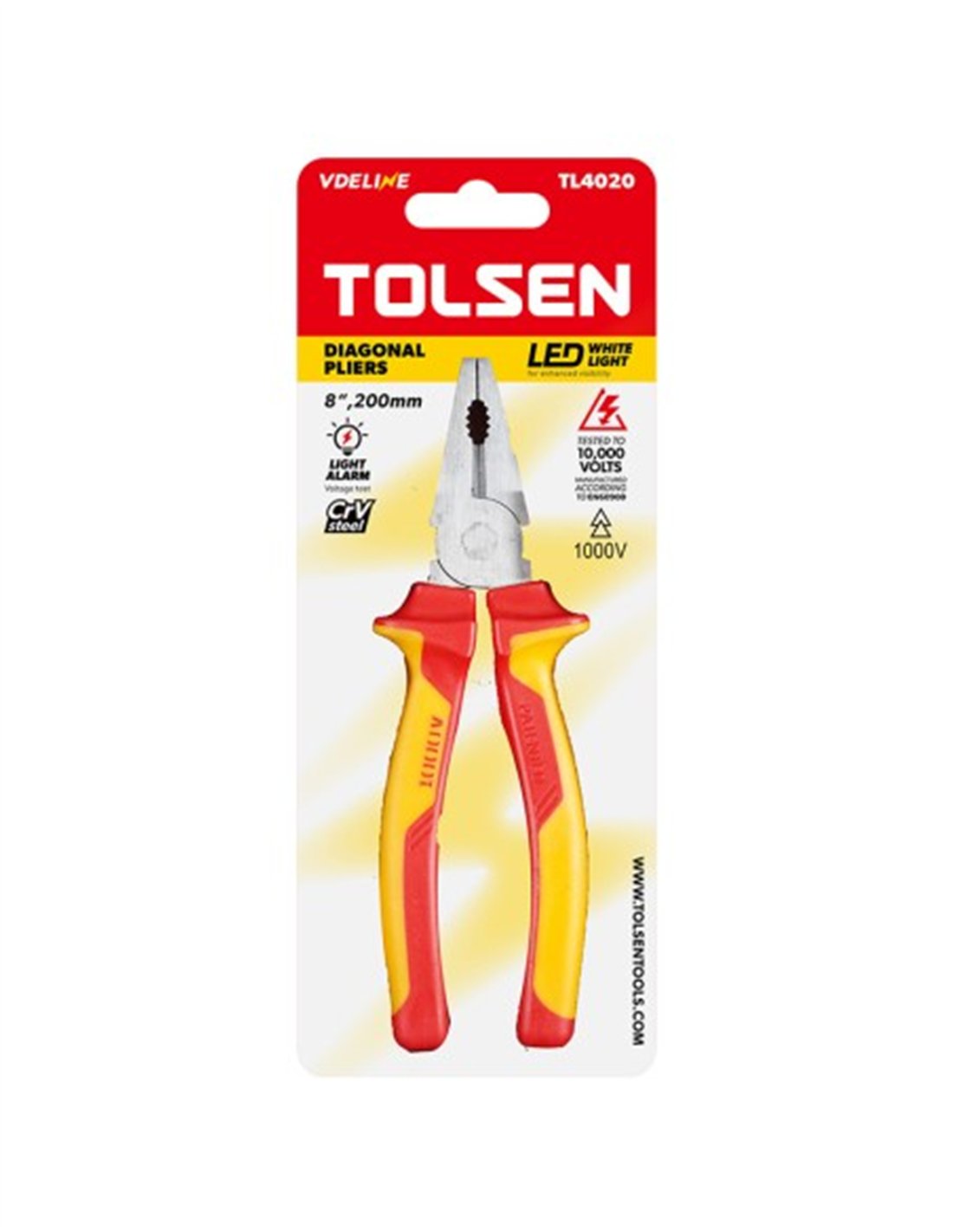 Picture of Tolsen insulated pliers 180mm