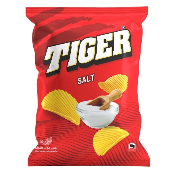 Picture of Tiger Chips Salt 65g (12) 
