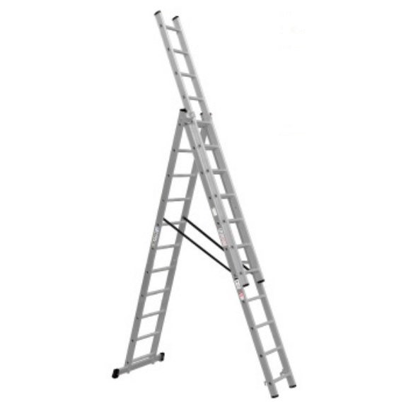 Picture of KAPRO 3-section 9-steps Aluminum Ladder