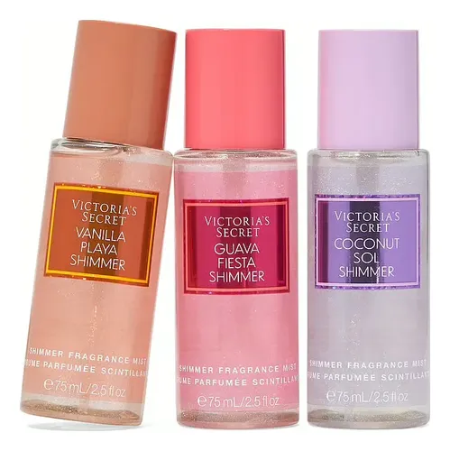 Picture of Victoria's Secret Getaway Shimmer Gift Set Summer Scents 3-Piece 75ml each