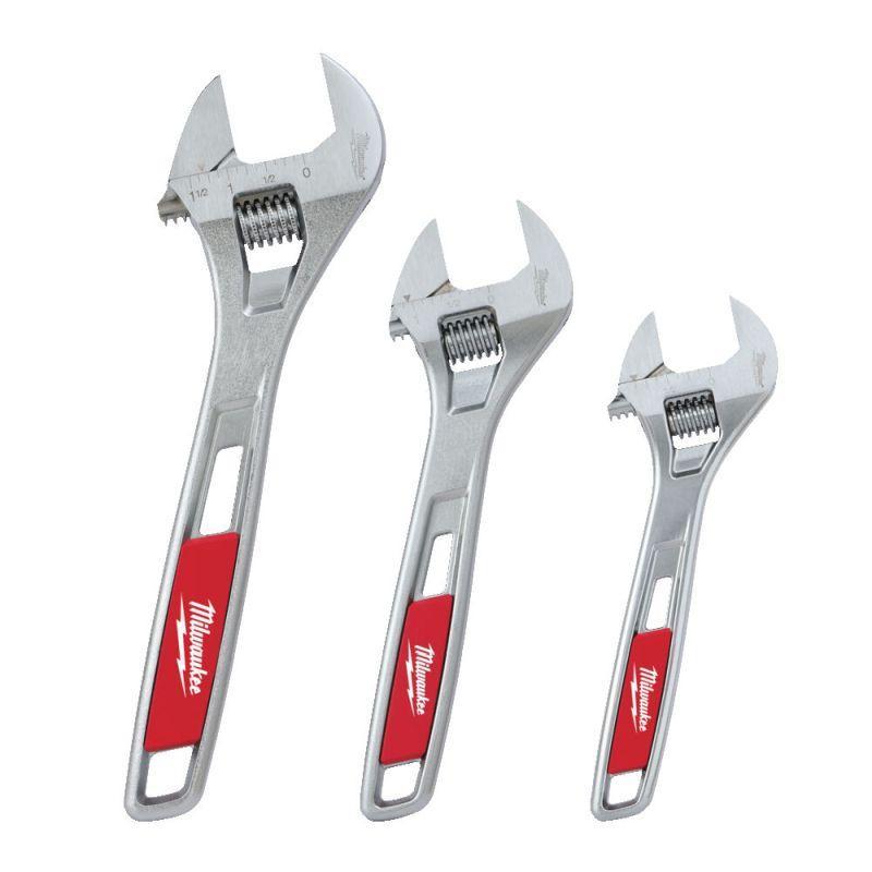 Picture of Milwaukee 3pcs Adjustable Wrench Set